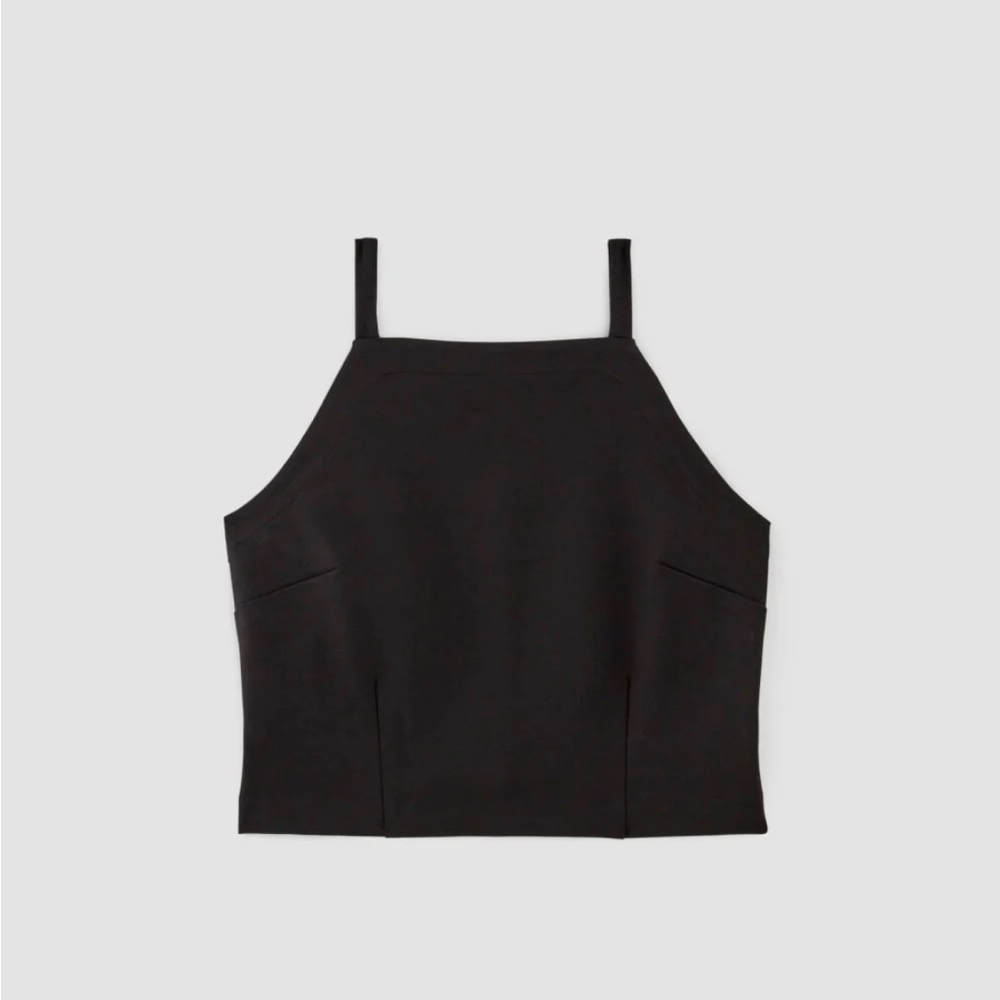 Everlane | The Dream High-Neck Tank Top | Black | XL | NWT